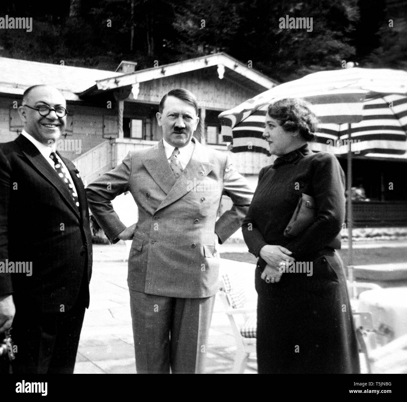 Eva Braun Collection (Album 3) - Candid photo der deutschen NS-Führer Adolf Hitler Ca. 1930s oder 1940s Stockfoto