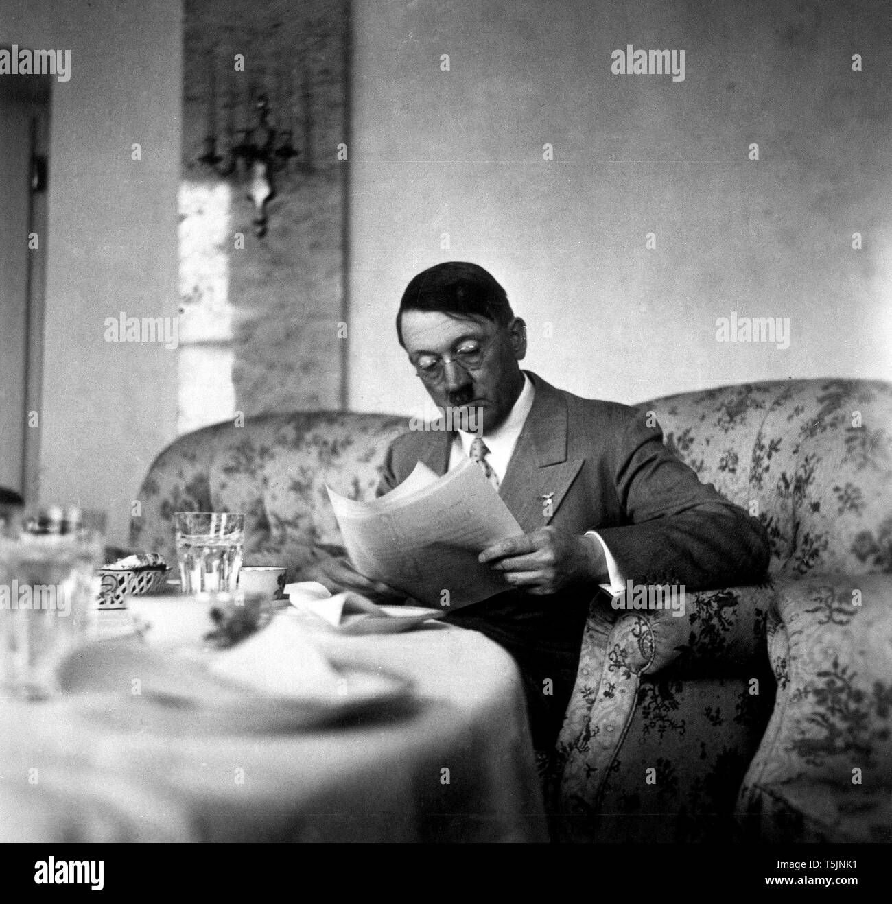 Eva Braun Sammlung (Sest) - Candid Foto von Adolf Hilter Ca. 1930s oder 1940s) Stockfoto