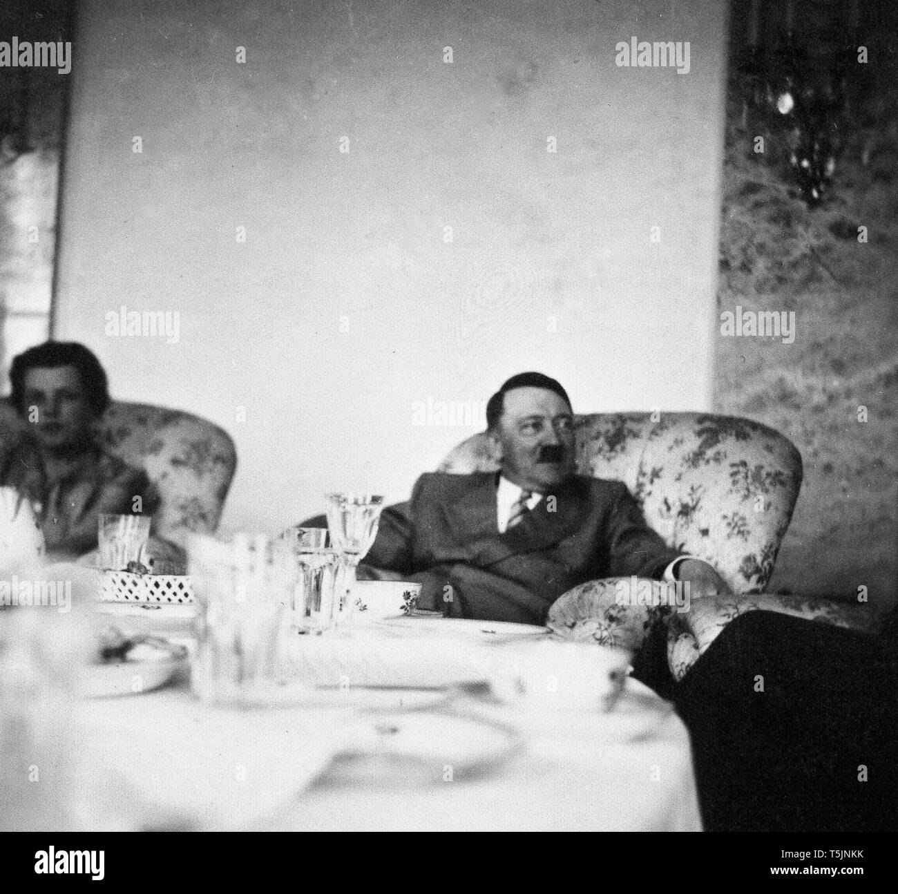 Eva Braun Sammlung (Sest) - Candid Foto von Adolf Hilter Ca. 1930s oder 1940s) Stockfoto