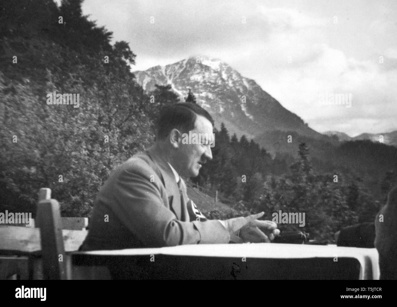 Eva Braun Sammlung (dvadvadaset) - Adolf Hitler Ca. 1936 Stockfoto