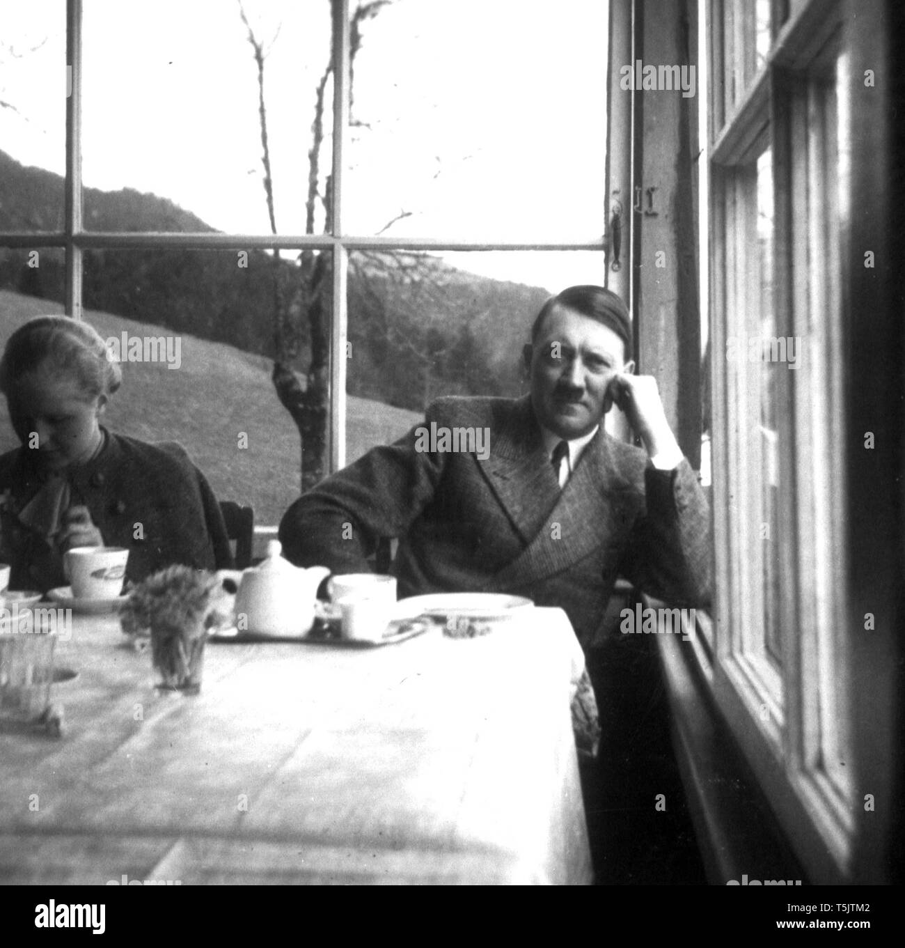 Eva Braun Collection (Album 29) - Offene Foto von Adolf Hitler Ca. 1930s oder 1940s Stockfoto