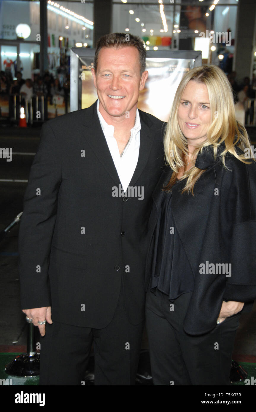 LOS ANGELES, Ca. Dezember 14, 2006: ROBERT PATRICK & Frau Barbara Patrick am Los Angeles Premiere von "Wir sind Marschall" am Grauman's Chinese Theater, Hollywood. Bild: Paul Smith/Featureflash Stockfoto