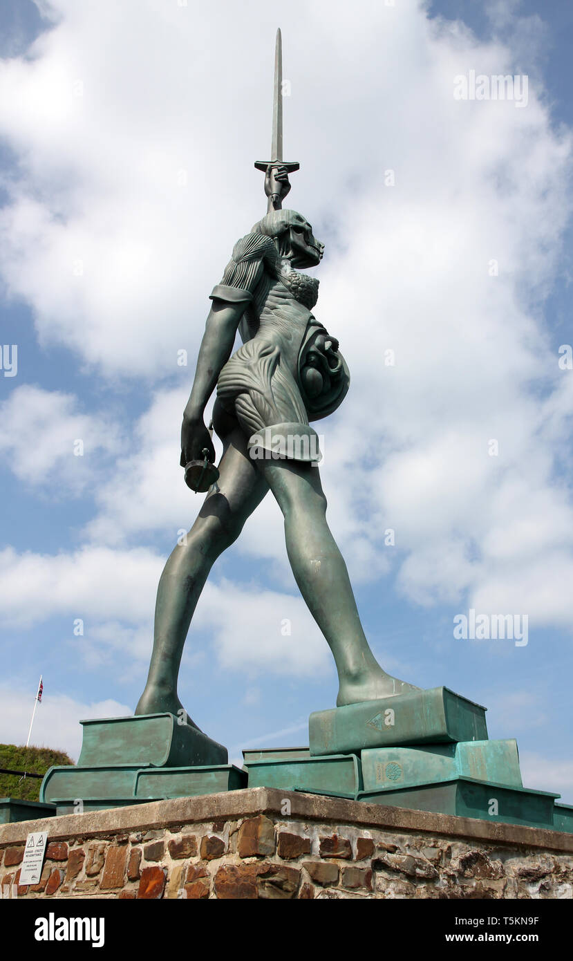 Damien Hirsts Verity Ilfracombe Devon Stockfoto