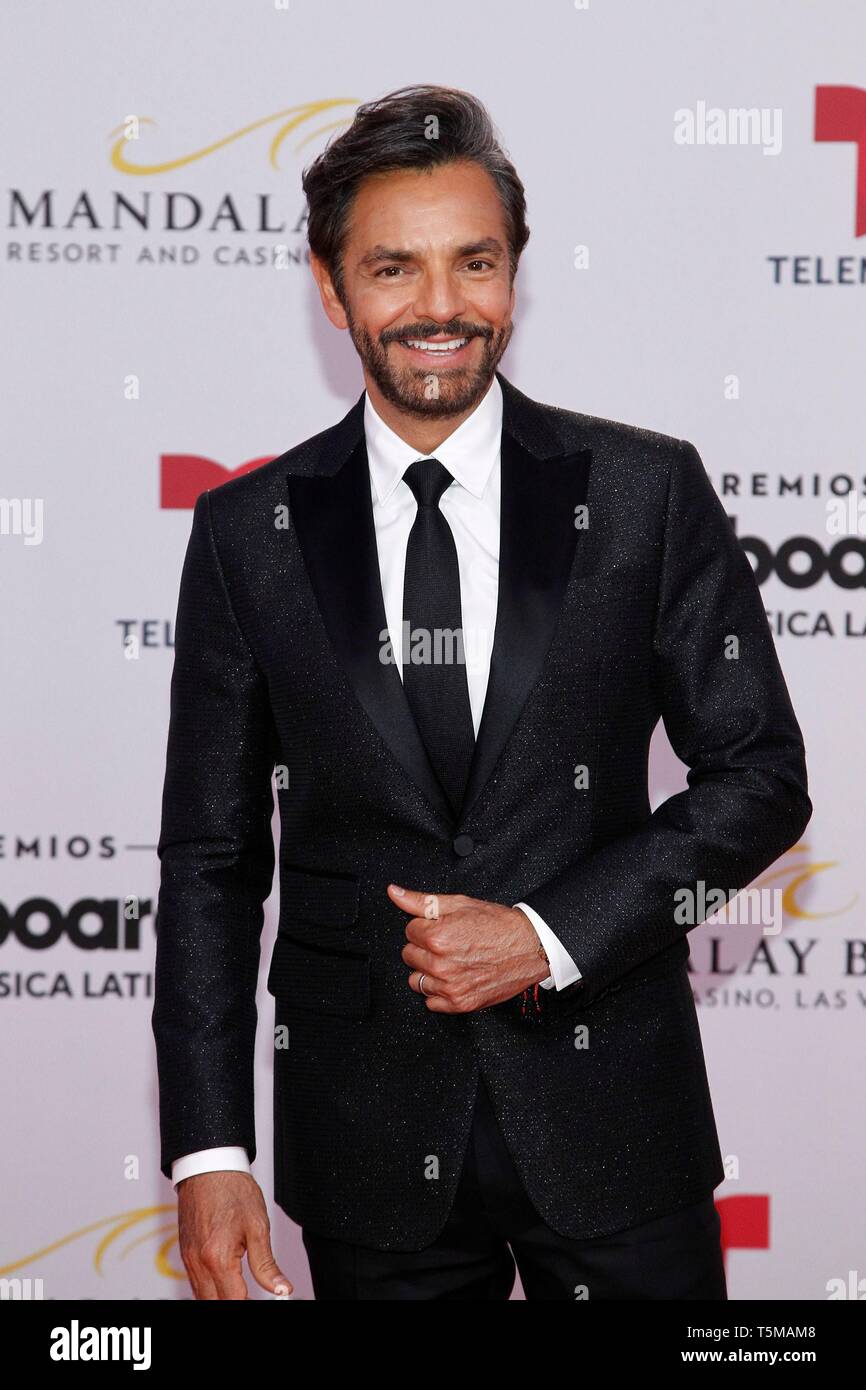 Las Vegas, NV, USA. 25 Apr, 2019. Eugenio Derbez in der Ankunftshalle für 2019 Billboard Latin Music Awards - Ankünfte 2, Mandalay Bay Events Center, Las Vegas, NV, 25. April 2019. Credit: JA/Everett Collection/Alamy leben Nachrichten Stockfoto