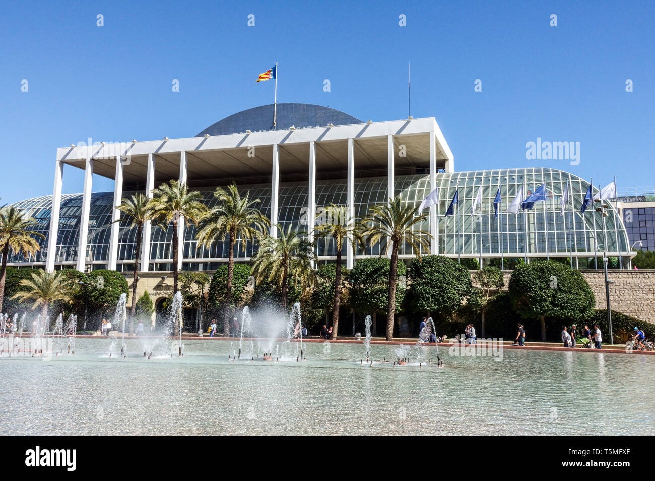 Palau de la Música Valencia Spanien Europa Stockfoto