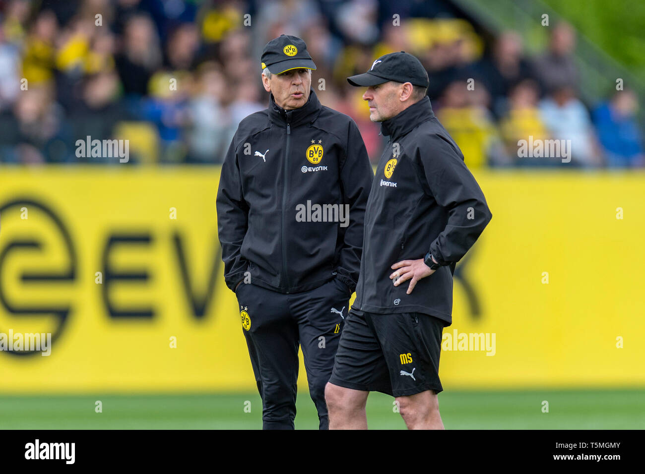 Fußball: Saison 2018/2019, Training von Borussia Dortmund am 25.04.2019 ...