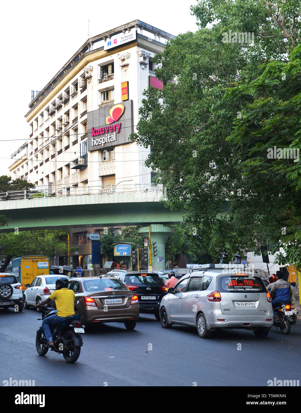 Kauvery Krankenhaus in Chennai. Stockfoto
