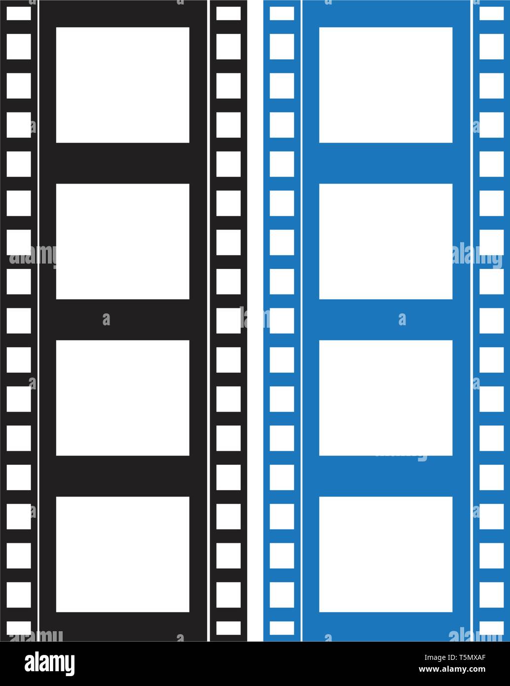 Filmstreifen symbol Vektor-illustration template Design Stock Vektor