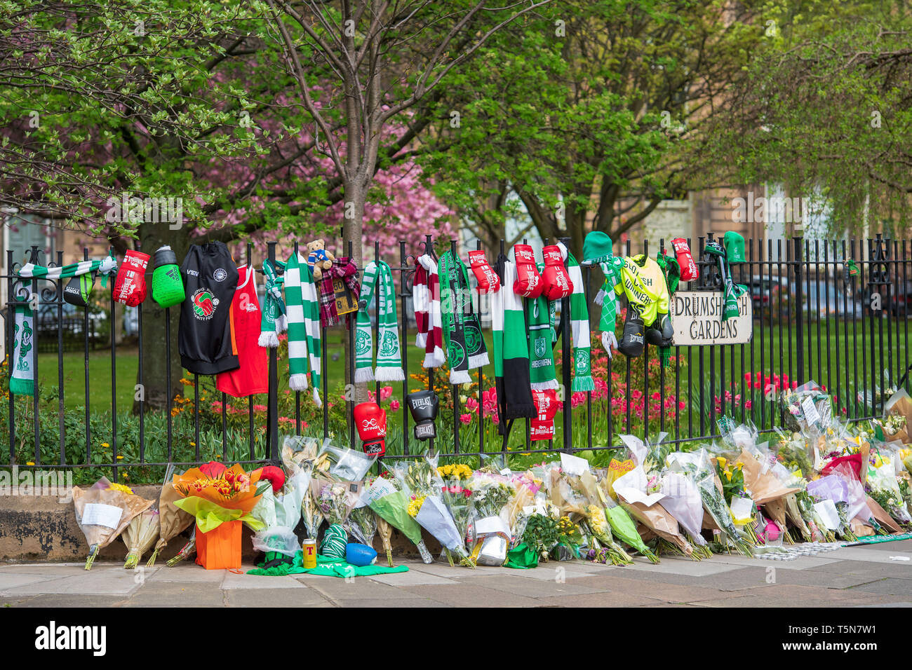 Chester Street, Bardley Walsh Tributes, Szene, Polizei, Wohnung Stockfoto