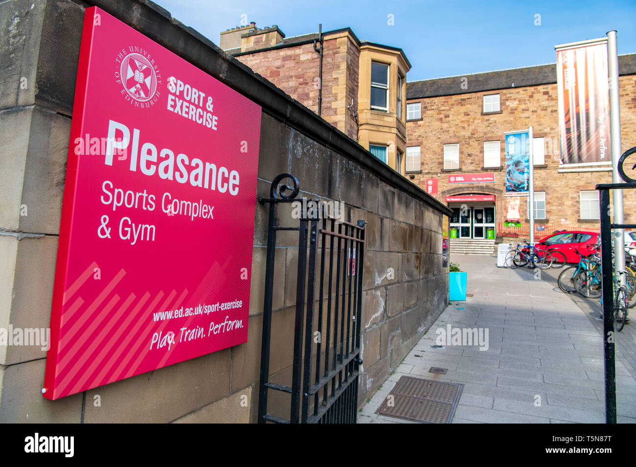Pleasance Sportkomplex und Fitnessstudio, Universität Edinburgh Stockfoto