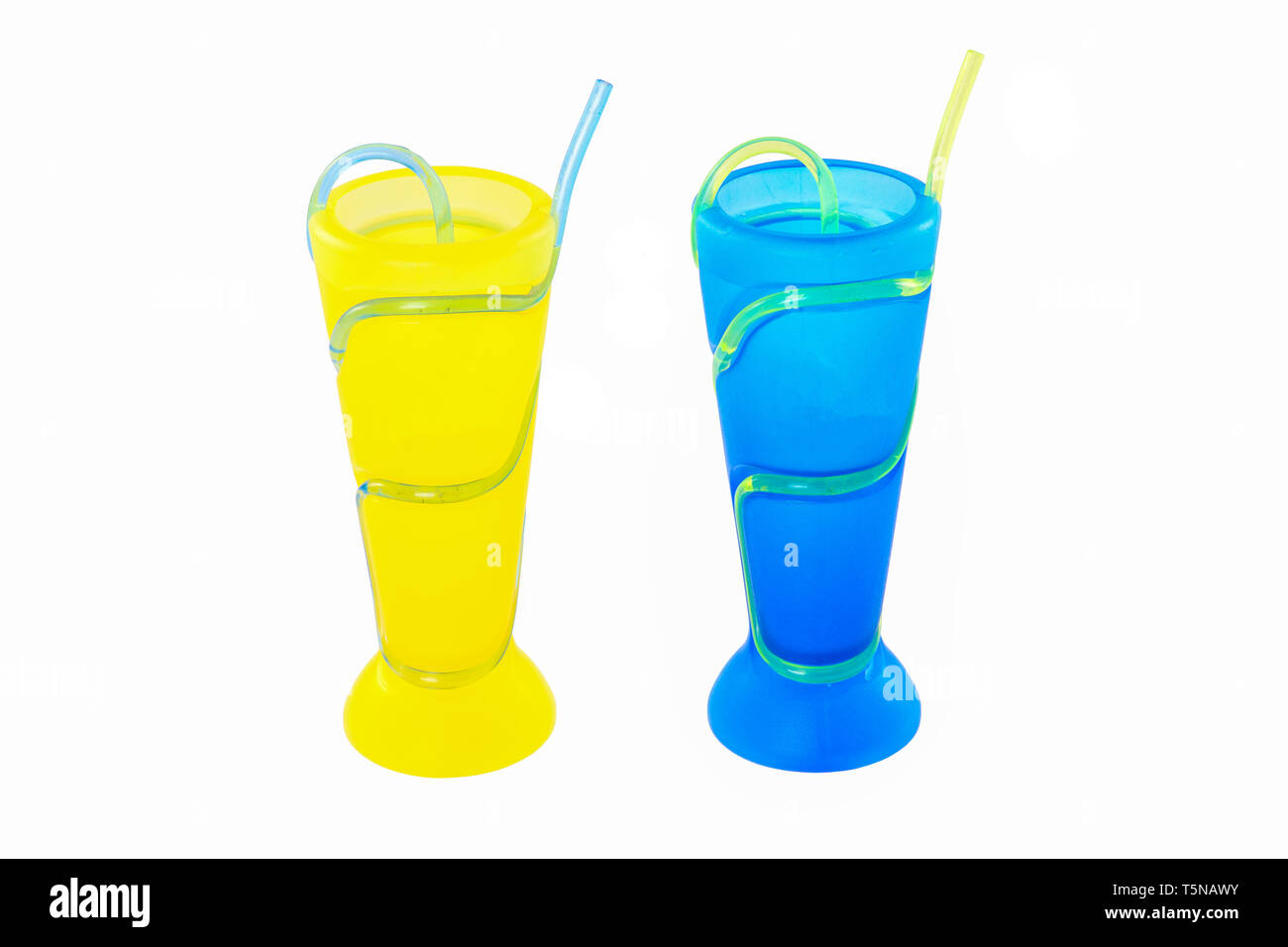 Cocktail Schale - auf einem weißen Hintergrund. Stockfoto