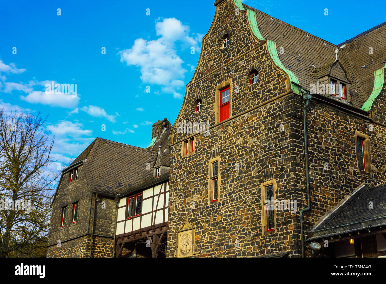 Burg Altena im guten alten Deutschland Stockfoto
