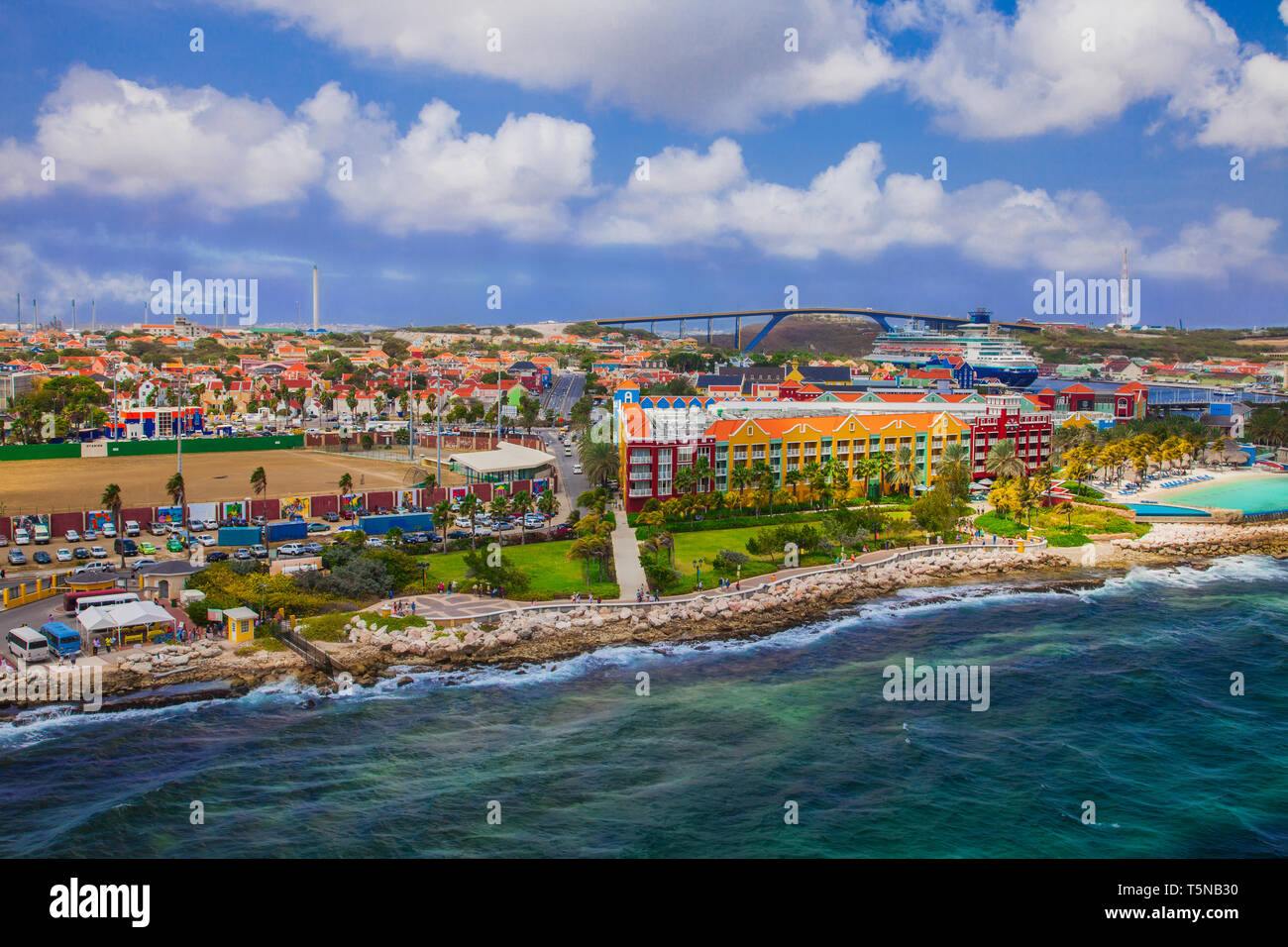 Willemstad, Curasao-Insel in der südlichen Karibik Stockfoto