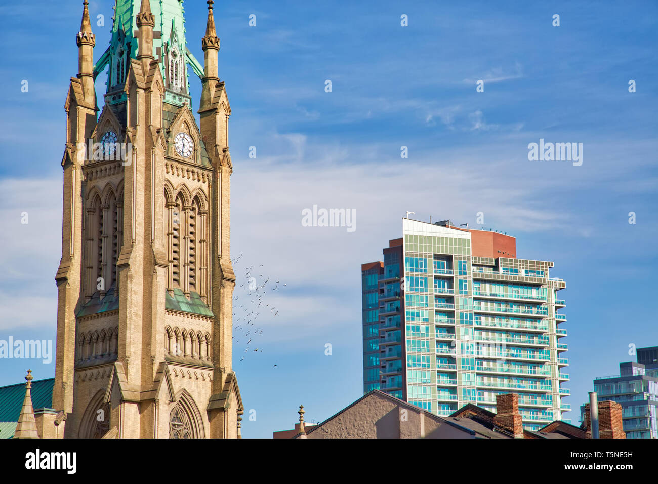 Toronto United Metropolitan Kirche, eine der größten und bedeutendsten Kirchen der Vereinigten Kirche von Kanada Stockfoto