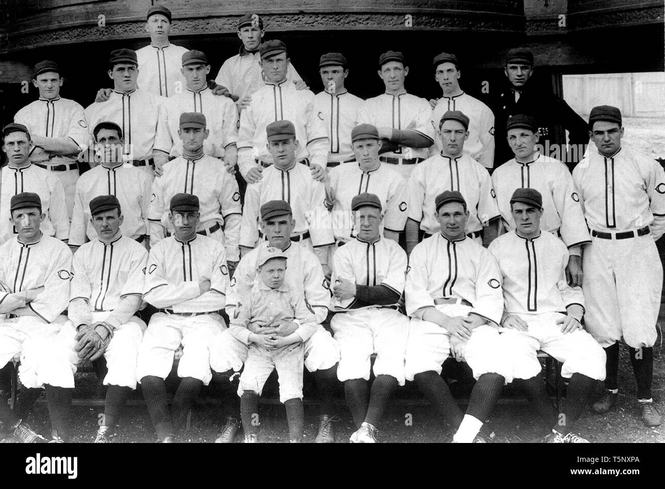 Cincinnati Reds NL 1910. Stockfoto