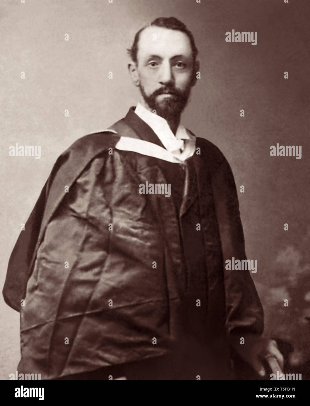 W. (William) Holman Bentley (1855-1905), war ein englischer Missionar mit der Baptist Missionary Society im Kongo. Bentley, ein Linguist, das Wörterbuch der Kongo Sprache übersetzt und das Neue Testament der Bibel in die Sprache übersetzt. Bei seinem Tod im Jahre 1905, war er an der Übersetzung des Alten Testaments beteiligt. Stockfoto