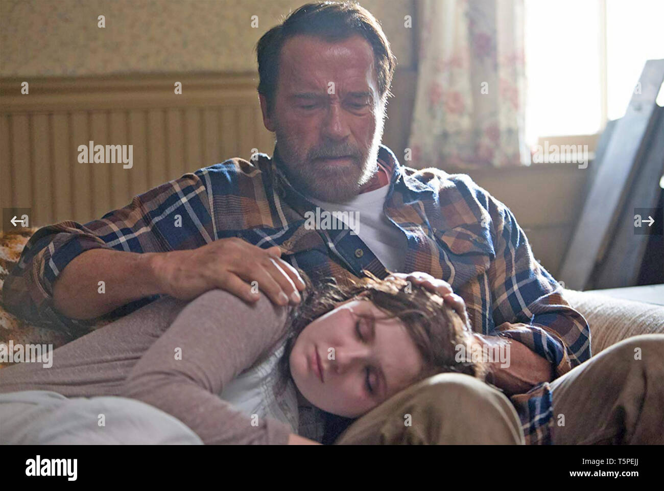 MAGGIE 2015 Lionsgate Film mit Arnold Schwarzenegger und Abigail Breslin Stockfoto