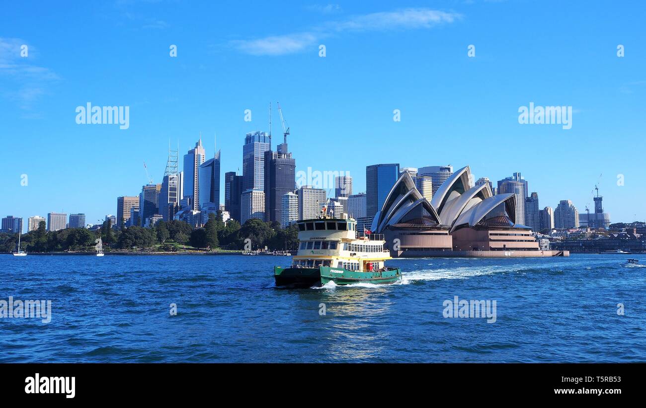 Blick auf die Stadt Sydney Stockfoto