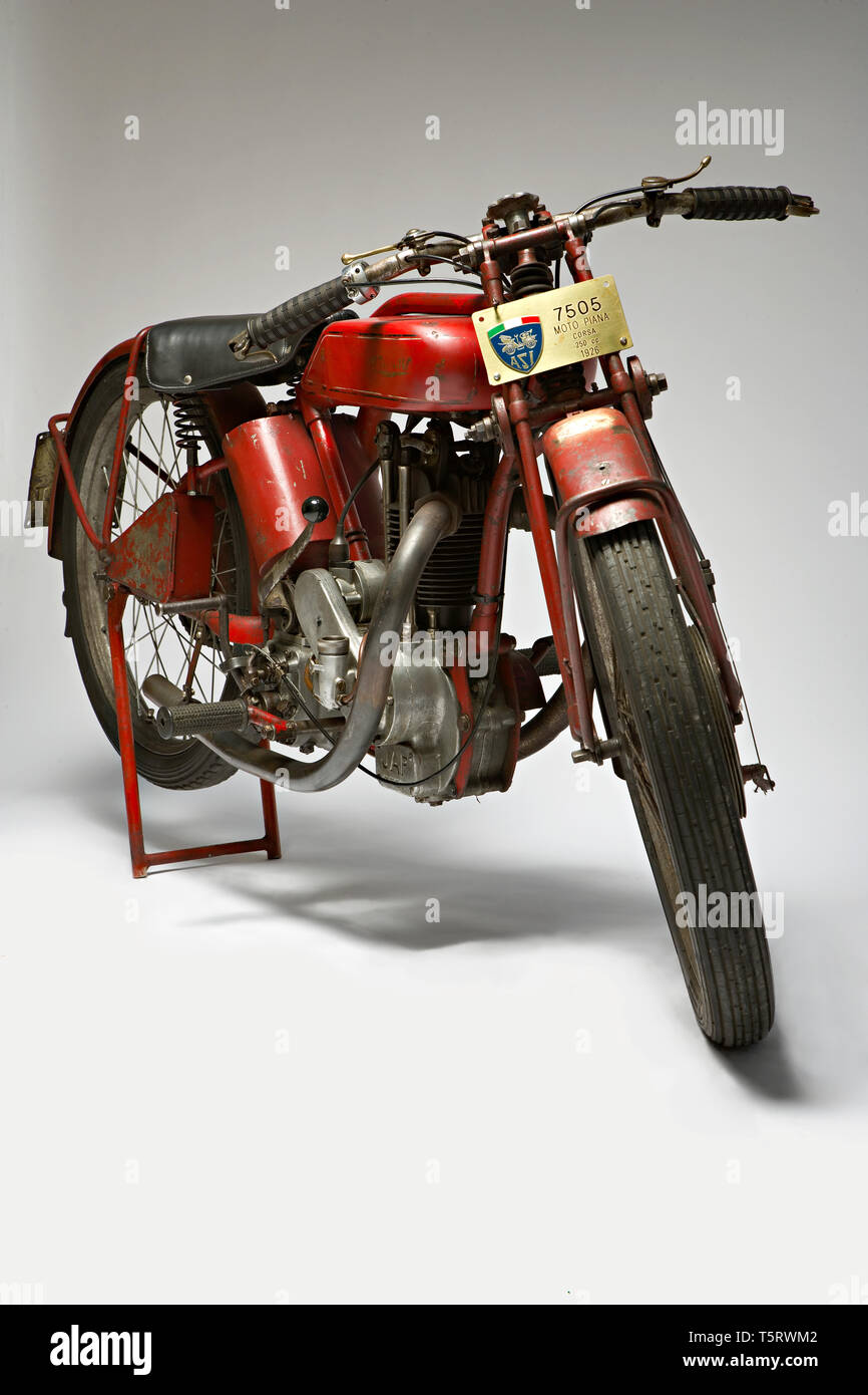 Moto d'epoca Motopiana Tipo Corsa 250 Marca: Motopiana (Soc anonima F.lli Piana) modello: Tipo Corsa nazione: Italia - Firenze anno: 192 Stockfoto
