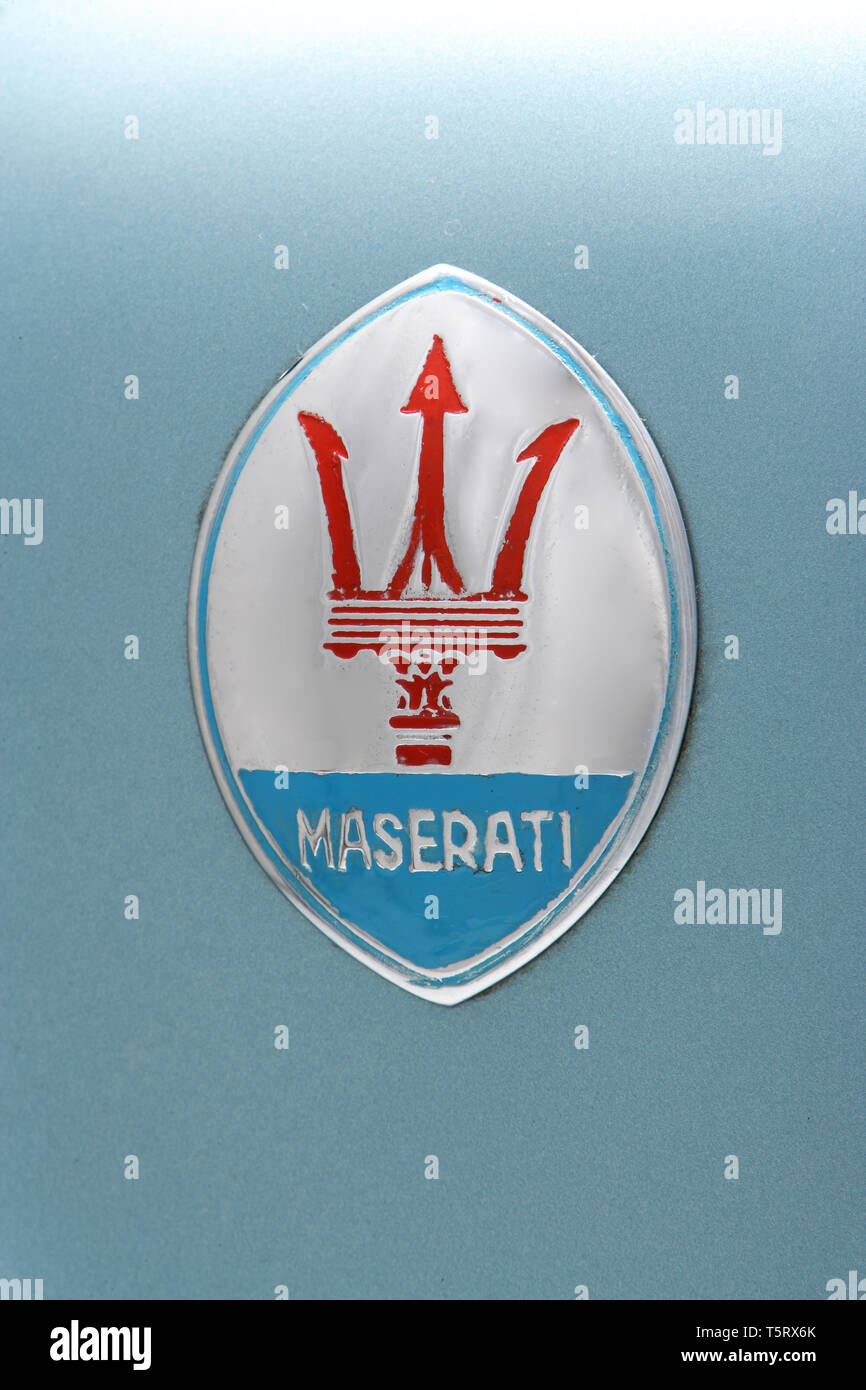 Moto d'epoca Maserati 250 T4. Marchio-ospitalità. Marca: Maserati modello: 250 T4 nazione: Italien - Modena Anno: 1956 condizioni: restaurata Cili Stockfoto