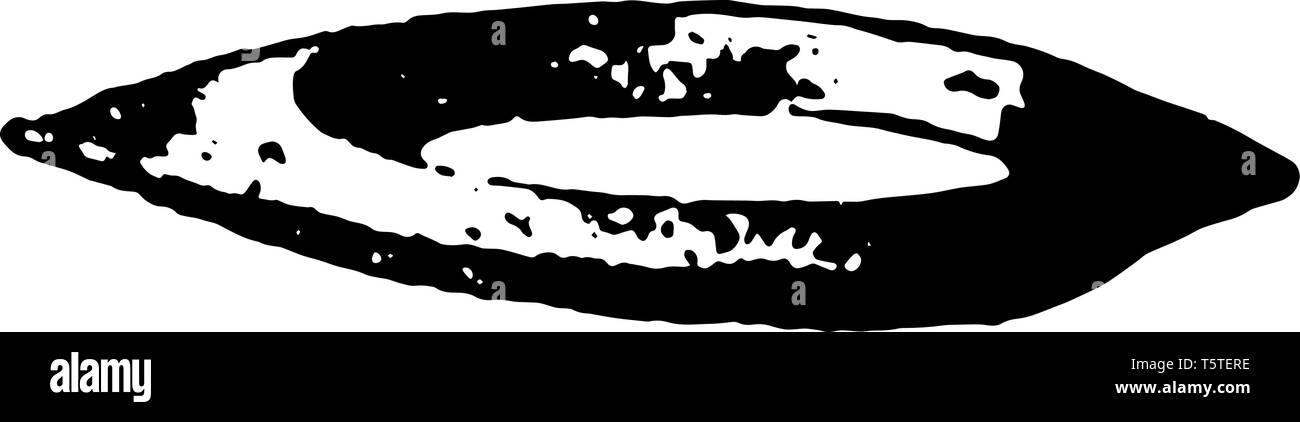 Dieses Bild zeigt die beliebte Brosche während des Sächsischen Zeiten. Es ist in der schwarzen Farbe, vintage Strichzeichnung oder Gravur Abbildung. Stock Vektor