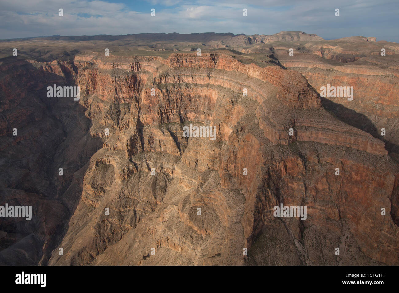 Antenne des Grand Canyon West Rim Stockfoto