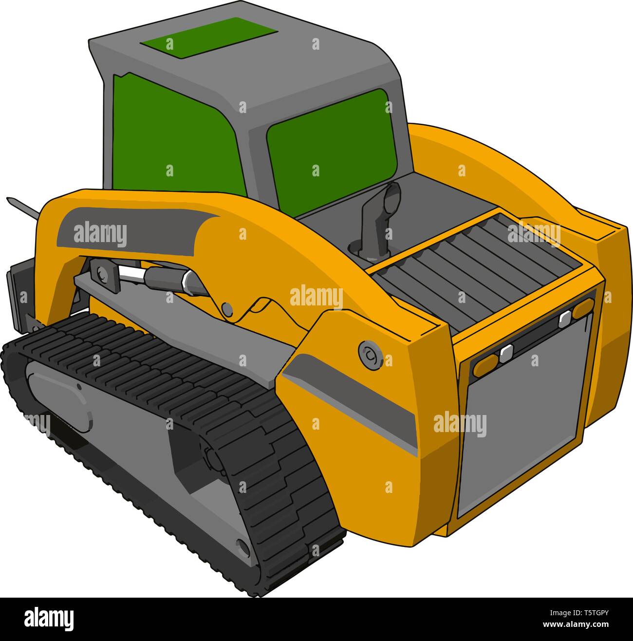 Ballen Transport Fahrzeug Vector Illustration auf weißem Hintergrund Stock Vektor