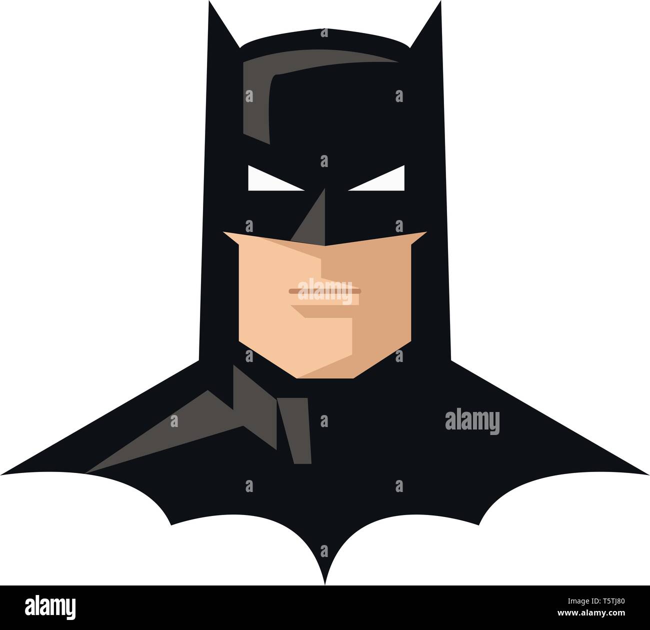 Clipart von Batman Vektor- oder Farbe Abbildung: Stock Vektor