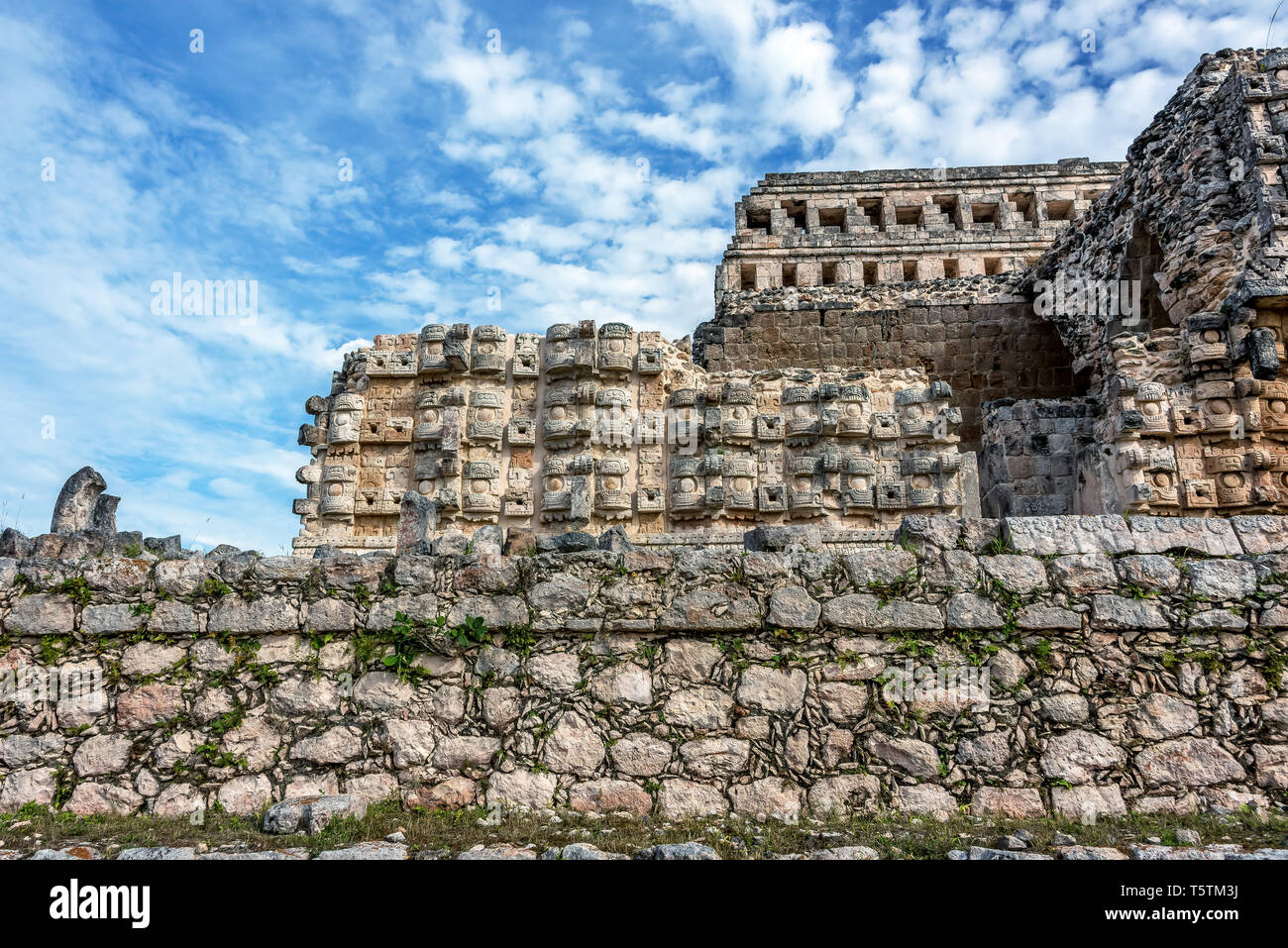 Kabah, Maya archäologische Stätte, Puuc region, Merida, Yucatan, Mexiko Stockfoto