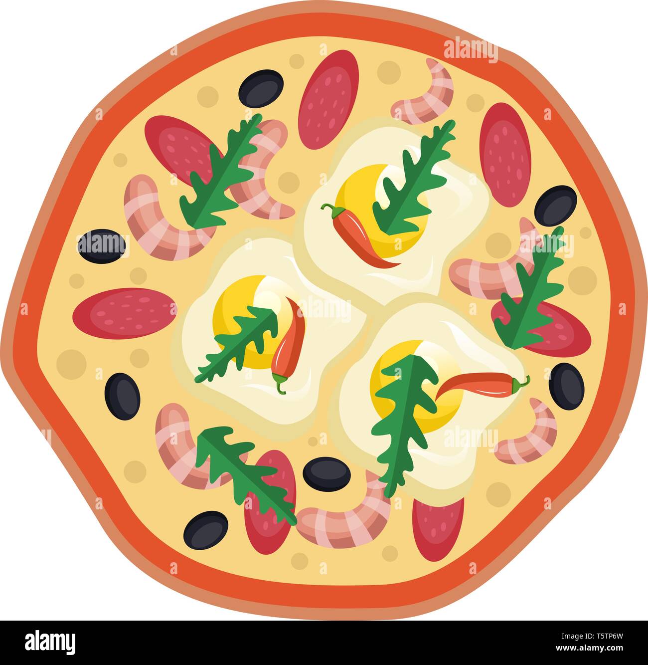 Abbildung: Vektor auf weißem Hintergrund Stock Vektor