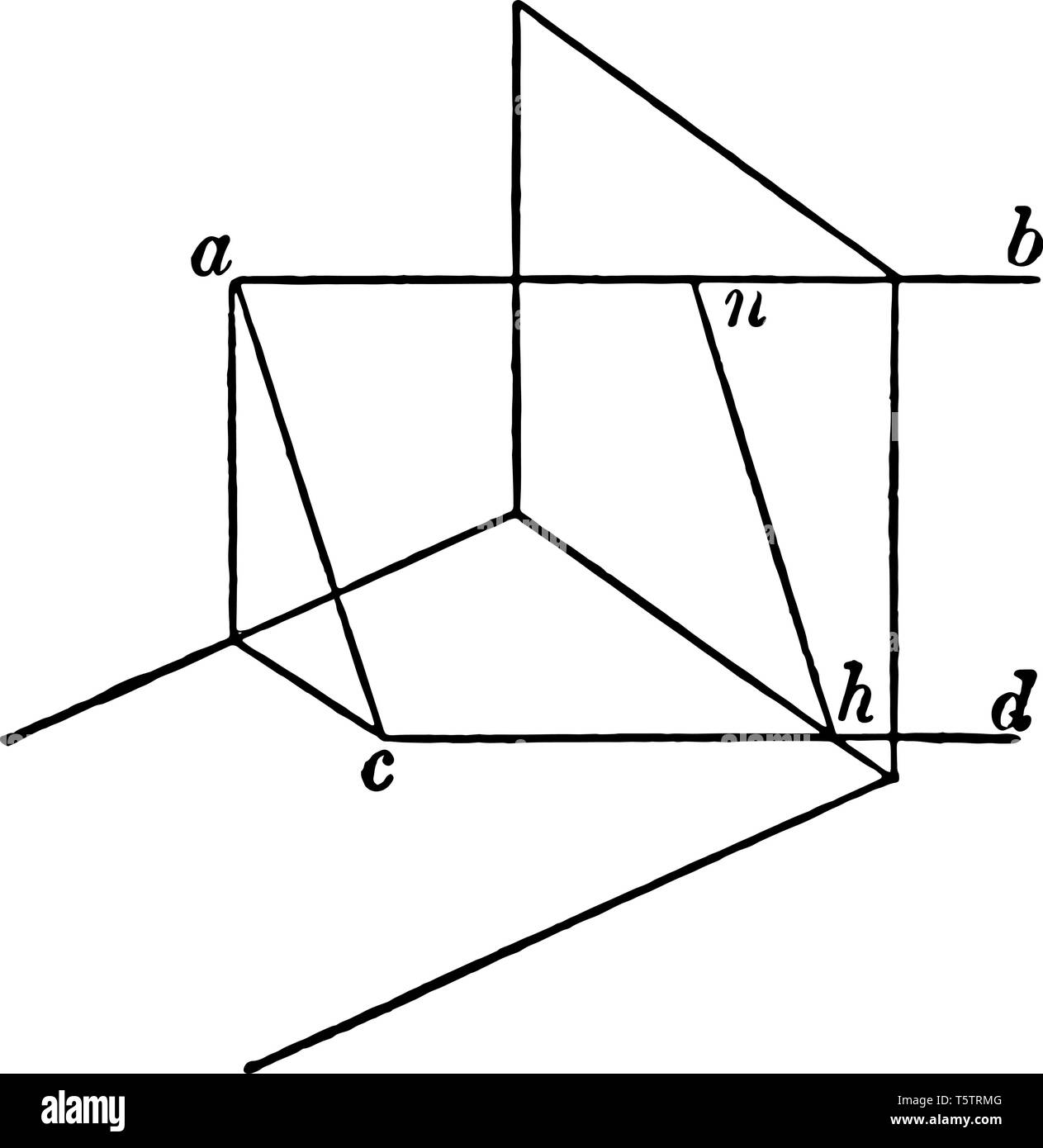 Geometrie ist ein Teilgebiet der Mathematik, die sich mit den Eigenschaften und Beziehungen von Punkten ist eine Reihe von frühen Kulturen als eine praktische Möglichkeit, nach de Stock Vektor