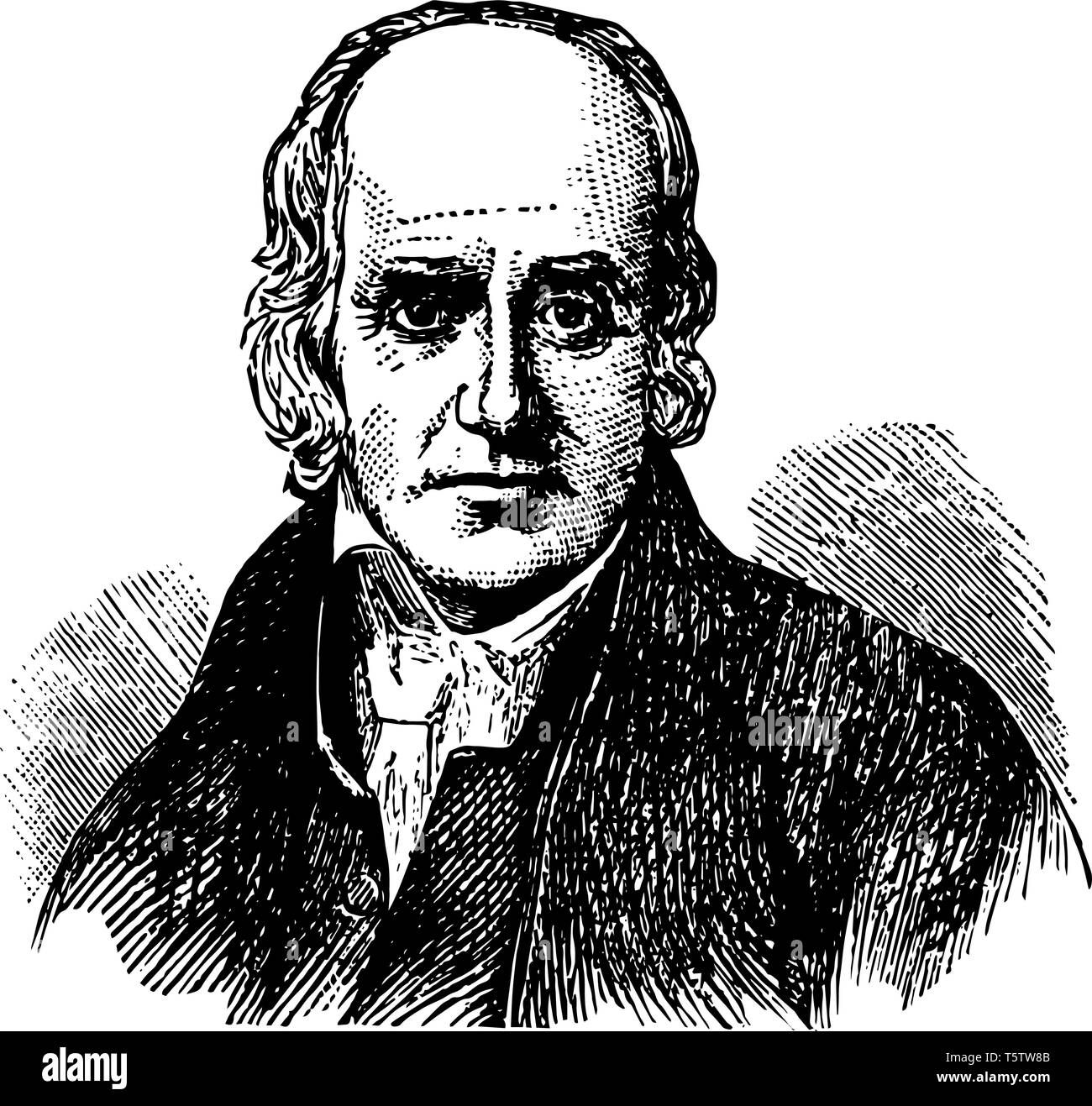 Charles Wilson Peale 1741 bis 1827 Er war ein US-amerikanischer Maler Soldat Wissenschaftler, Erfinder, Politiker und Naturwissenschaftler vintage Strichzeichnung oder Gravur il Stock Vektor Charles Wilson Peale 1741 bis 1827 Er war ein US-amerikanischer Maler Soldat Wissenschaftler, Erfinder, Politiker und Naturwissenschaftler vintage Strichzeichnung oder Gravur il Stock Vektor
