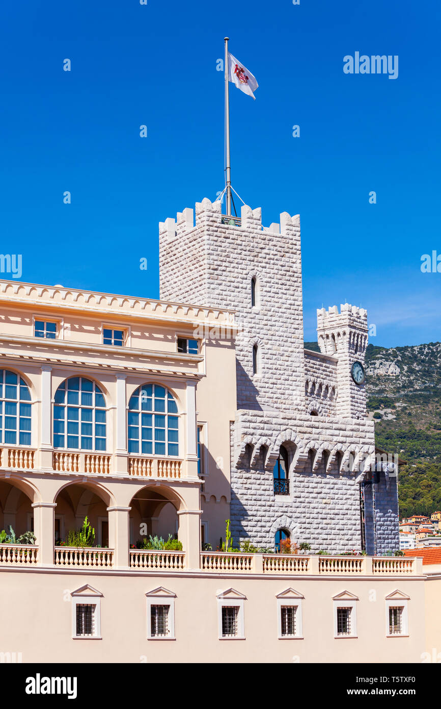 Die Prince Palace von Monaco ist die offizielle Residenz des souveränen