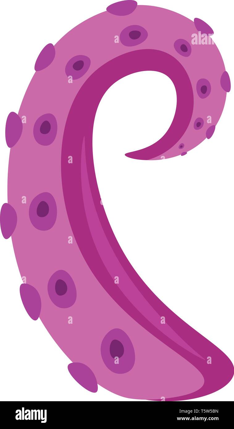 Octopus Tentakeln Vektor- oder Farbe Abbildung: Stock Vektor