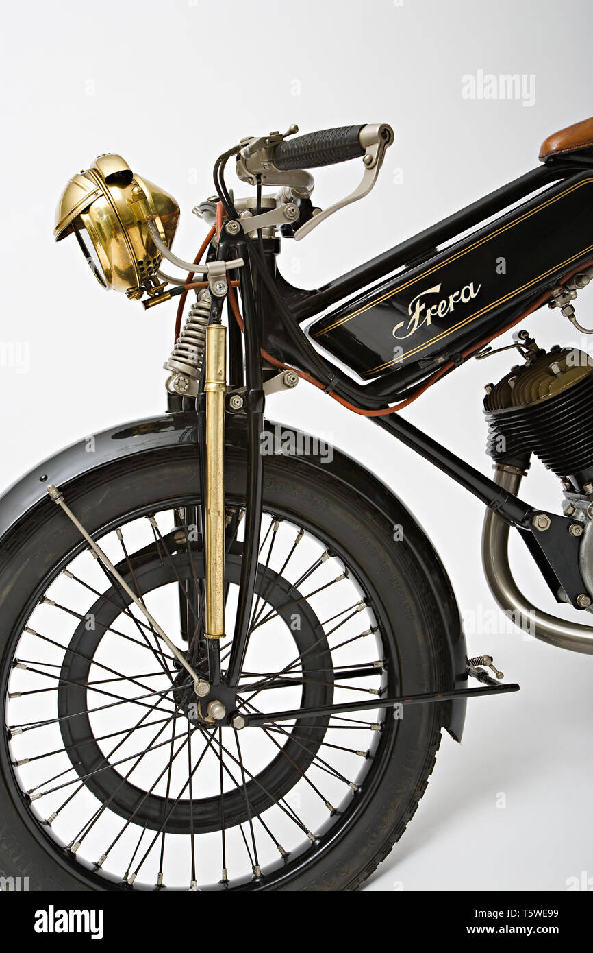 Moto d'epoca Frera SK350 Sport Marca: Frera modello: SK350 Sport nazione: Italia - Milano, Tradate Anno: 1925 condizioni: restaurata c Stockfoto