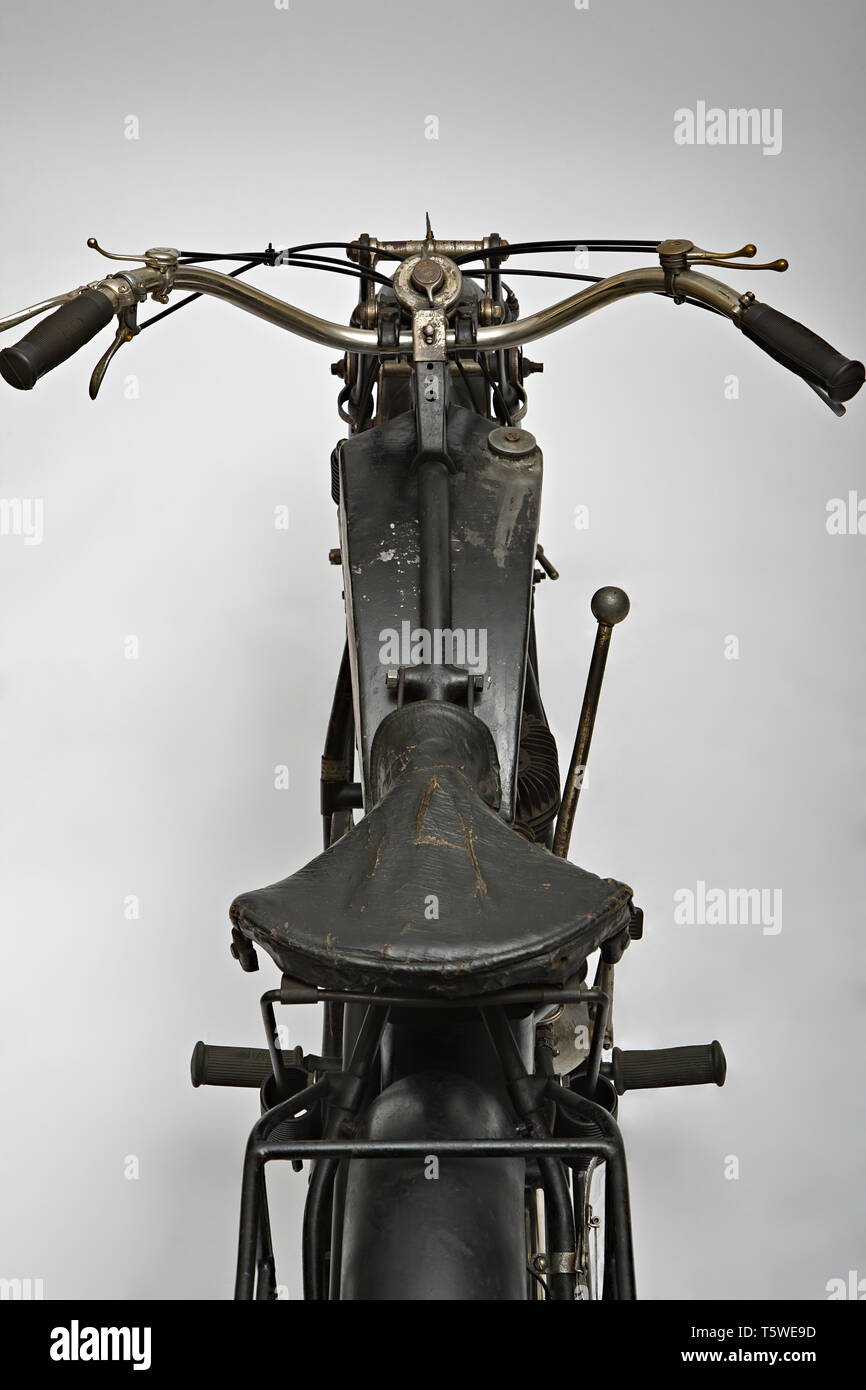 Moto d'epoca Axa Marca: Axa modello:? Nazione: Francia Anno: 1927 condizioni: conservata cilindrata: 350? Motore: Monocilindrico Stockfoto