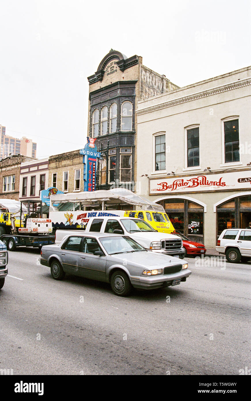 Buffalo Billard 201 E 6th St, Austin, TX 78701, USA Stockfoto