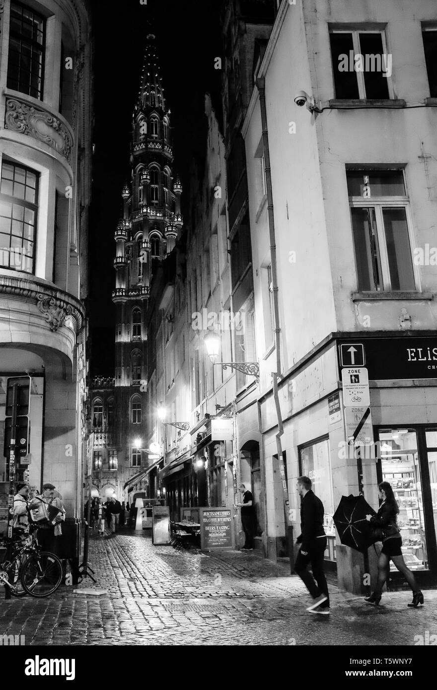 Brüssel, der Hauptstadt Belgiens und der EU Stockfoto