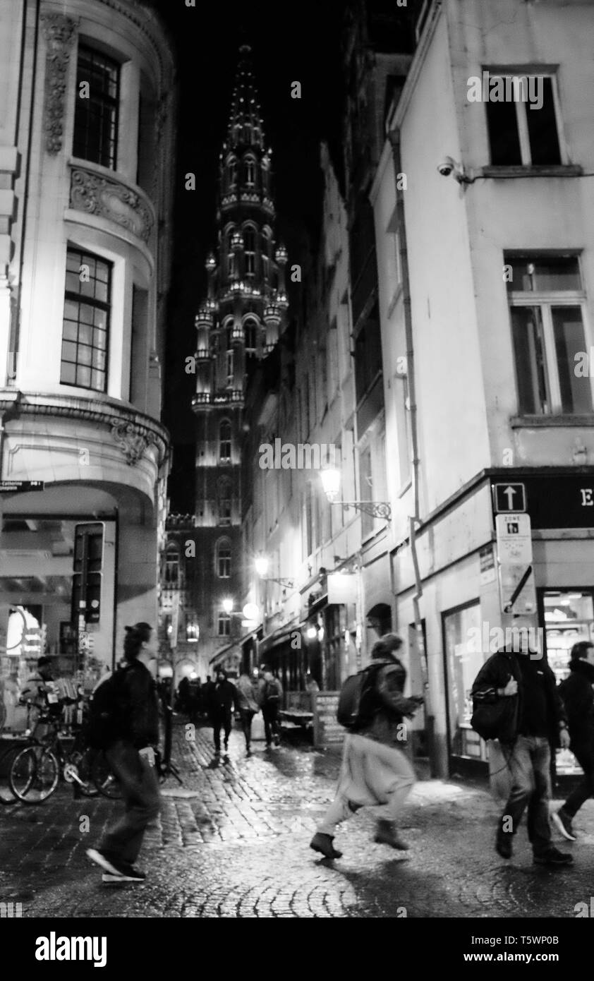 Brüssel, der Hauptstadt Belgiens und der EU Stockfoto