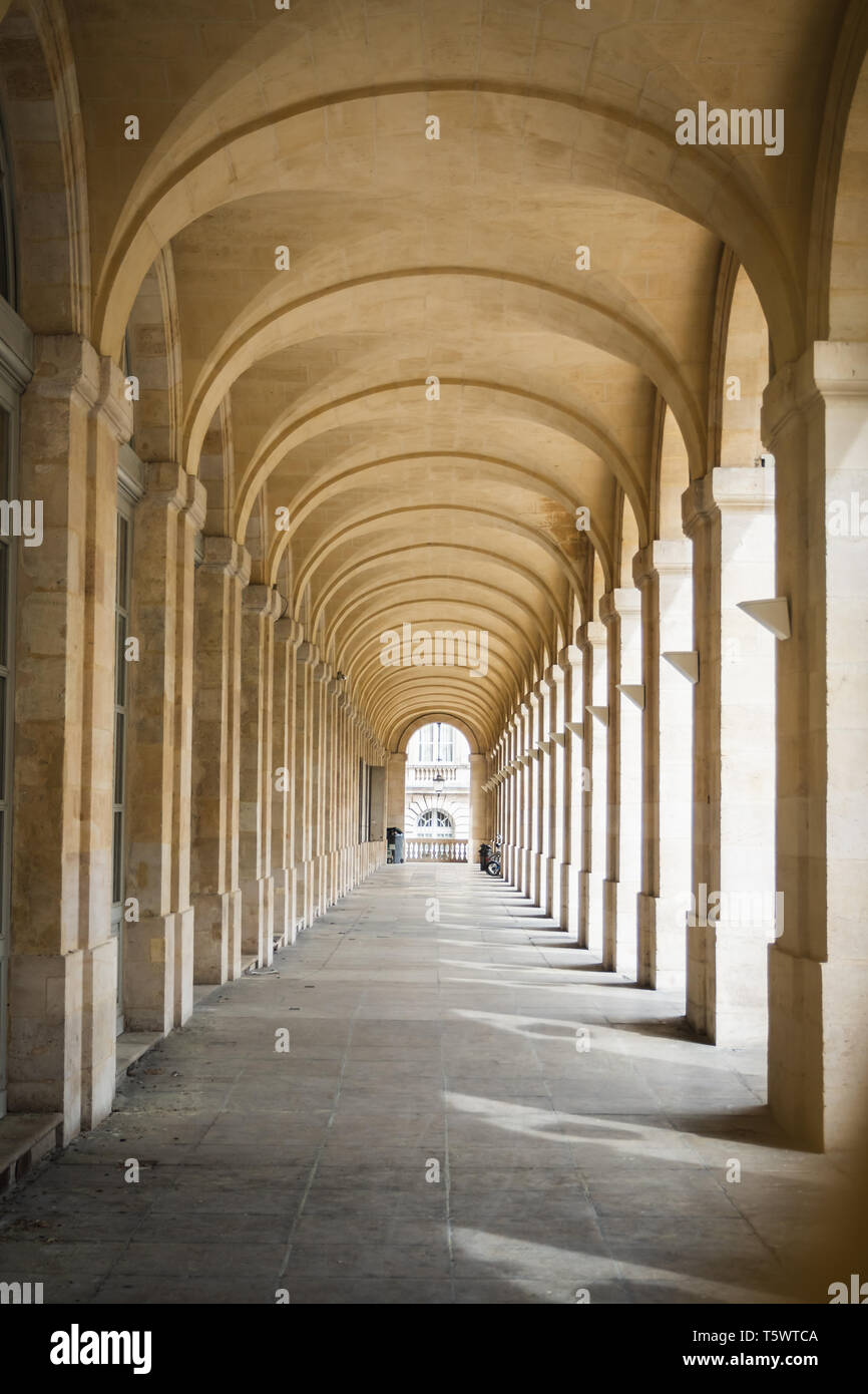 Korridor der Opera National von Bordeaux Stockfoto