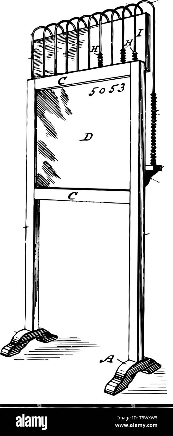 Chalk Board bietet Abacus wie Perlen, die Fläche, auf der Text oder Zeichnungen vintage Strichzeichnung oder Gravur Abbildung. Stock Vektor