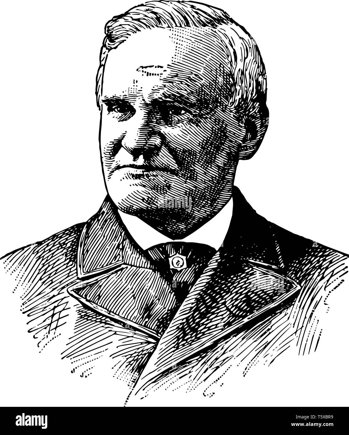 Francis Parkman 1823 bis 1893 Er war ein amerikanischer Historiker, bekannt als Autor des Oregon Trail: Skizzen der Prairie und Rocky Mountain Life vintage Stock Vektor