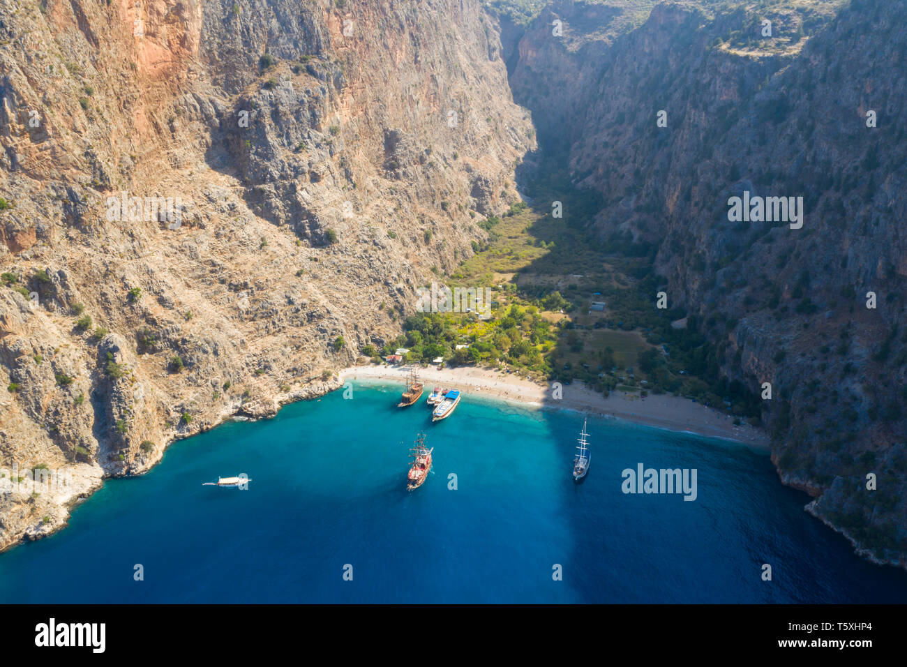 Die Türkei, Fethiye, Kelebekler Vadisi (Tal) Strand (MR) Stockfoto