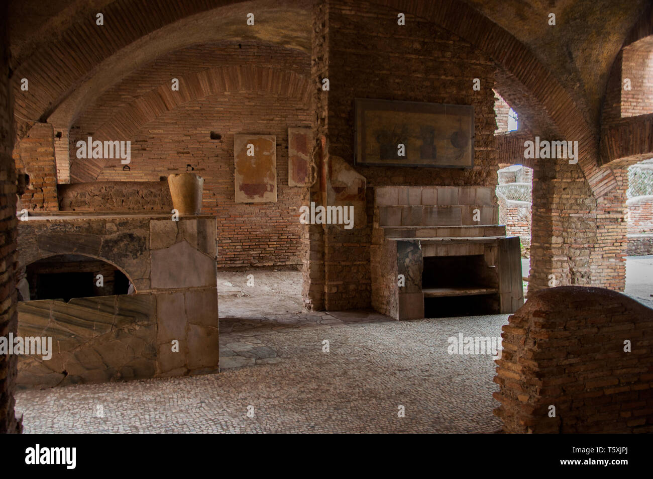 Original römische Taverne Stockfoto