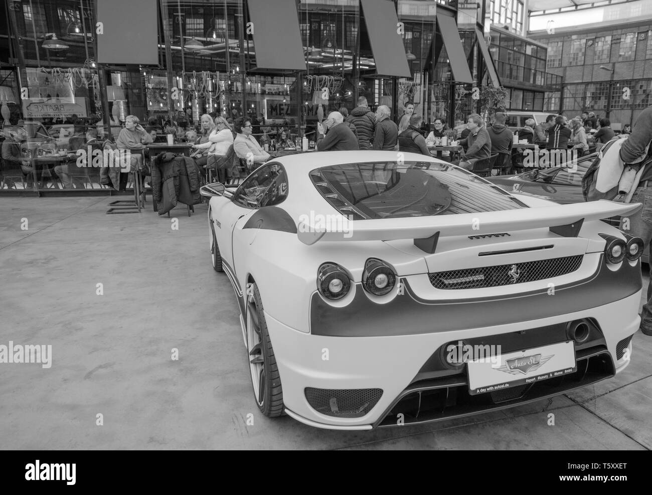 Classic Car Museum in Düsseldorf, Deutschland. Stockfoto