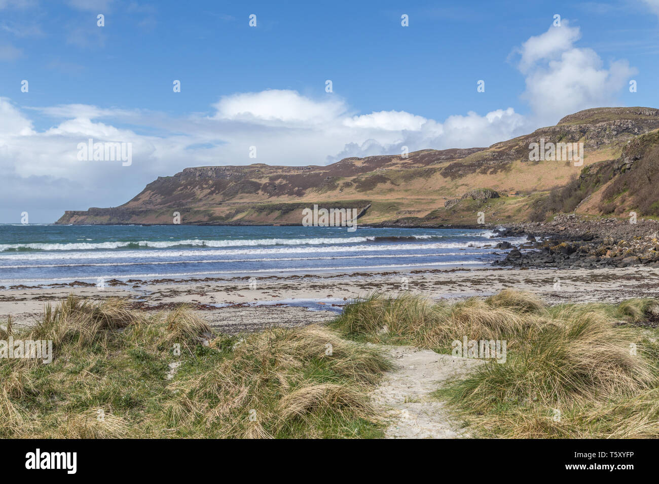 Calgary Bay auf der Isle of Mull, Argyll und Bute, Schottland Stockfoto