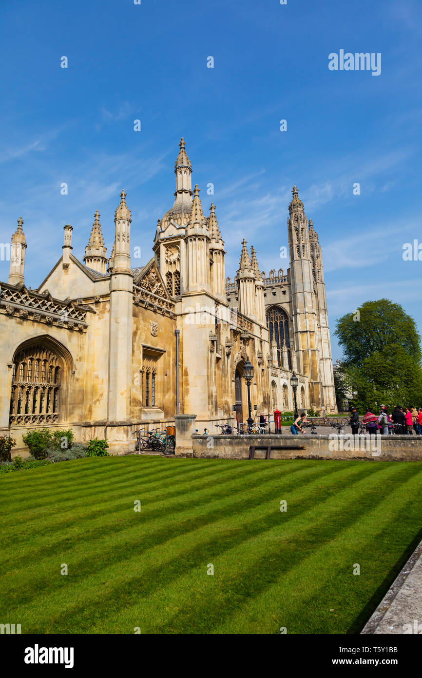 Das große Tor, Kings College, Universität Cambridge, Cambridgeshire, England Stockfoto