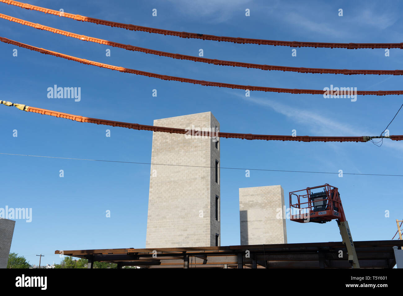 Neubau im nördlichen Philadelphia, Alte Kensington Abschnitt Stockfoto