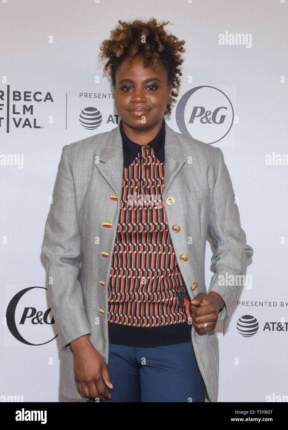 NEW YORK, NEW YORK - 26. April: Dee Rees besucht Tribeca Gespräche und die Premiere der Königin kollektive Shorts - 2019 Tribeca Film Festival am Frühling Studio am 26. April 2019 in New York City. Foto: Jeremy Smith/imageSPACE/MediaPunch Stockfoto