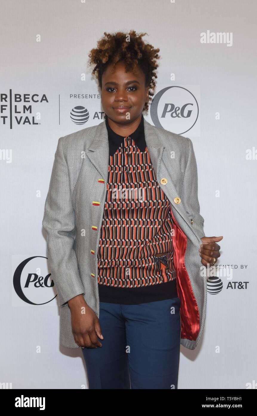 NEW YORK, NEW YORK - 26. April: Dee Rees besucht Tribeca Gespräche und die Premiere der Königin kollektive Shorts - 2019 Tribeca Film Festival am Frühling Studio am 26. April 2019 in New York City. Foto: Jeremy Smith/imageSPACE/MediaPunch Stockfoto